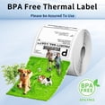 thumbnail image 3 of shiyou-4X6 Thermal Labels - Shipping Labels, Thermal Printer Labels, Roll Labels for Shipping Labels, Address, Mail, Compatible with Zebra, Munbyn, Rollo, Polono, Nelko, Pack of 500, White, 3 of 4