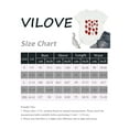 thumbnail image 3 of VILOVE Womens Strawberries Graphic Tees Crew Neck Short Sleeve Fruit Strawberries Shirts, 3 of 11