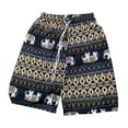 thumbnail image 4 of Pantalones cortos de playa Hombres Mujeres Pantalones cortos hippie Poliéster Cintura elástica Calzoncillos de moda Troncos de playa Patrón de Amarillo SM SunniMix Pantalones de playa, 4 of 8