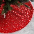 thumbnail image 3 of 90cm Christmas Tree Skirt for Christmas Tree Holiday Party DecorationsRed, Christmas Tree Stand Cover for Decortion Christmas Tree for Christmas Party, 3 of 3