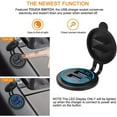 thumbnail image 3 of 12V USB Outlet, Dual QC 3.0 Car Charger with Switch, 36W Waterproof Power Outlet Charger(with 1.1Inch Puncher), 3 of 8