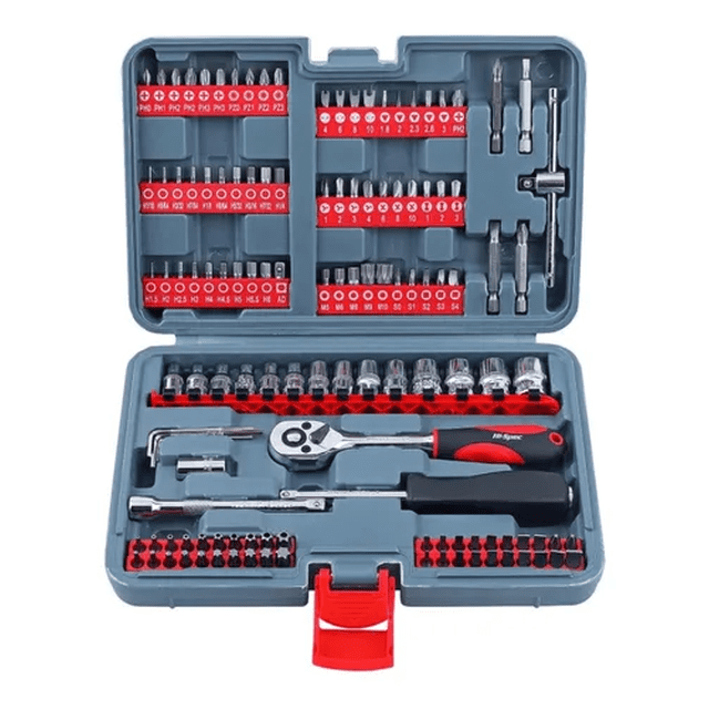 Juego De Herramientas Mecanica Dados Kit 1/4 126pz Malubero Malu2210