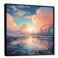 thumbnail image 2 of Designart "Ethereal Clouds Fluid Artistry" Clouds Floater Framed Wall Art Living Room, 2 of 5