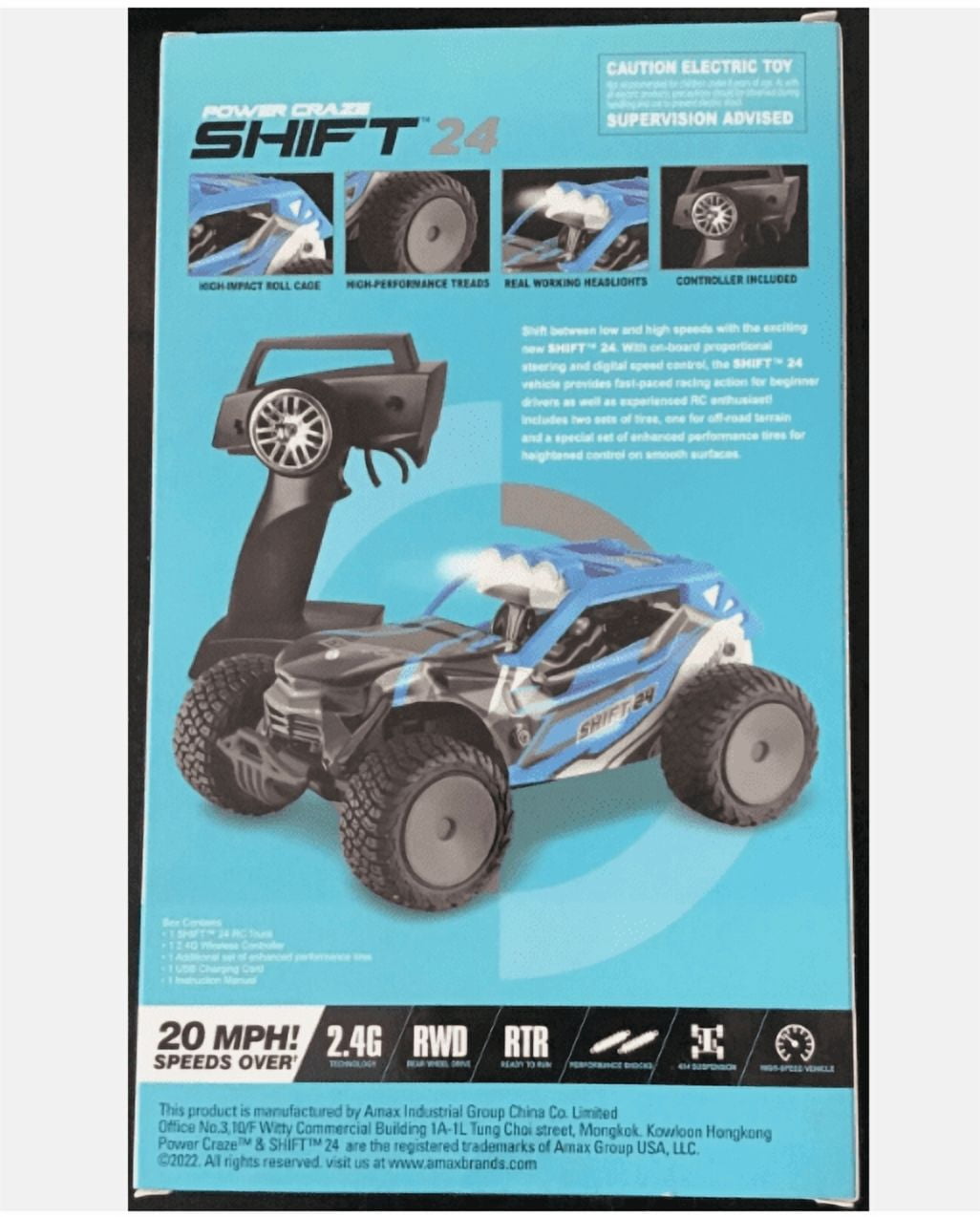 Power Craze Shift 24 Hobby Style Remote Control RC Body Vehicle