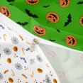 thumbnail image 4 of Homewish Green Pumpkin Lantern Bat Bedding for Kids, Forest Fall Duvet Cover Full, Halloween Reversible, 3pcs, 1 Duvet Cover and 2 Pillowcases, 4 of 6