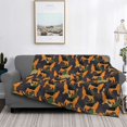 thumbnail image 2 of Fotbe German Shepherd Dog Manta de Franela con Estampado, Manta Ultrasuave para Cama, Sofá, Auto, Hipoalergénica y Antibolitas-80"x60", 2 of 6