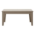 thumbnail image 3 of WestinTrends Malibu Low Outdoor HDPE Patio Rectangle Coffee Table, Weathered Wood, 3 of 12