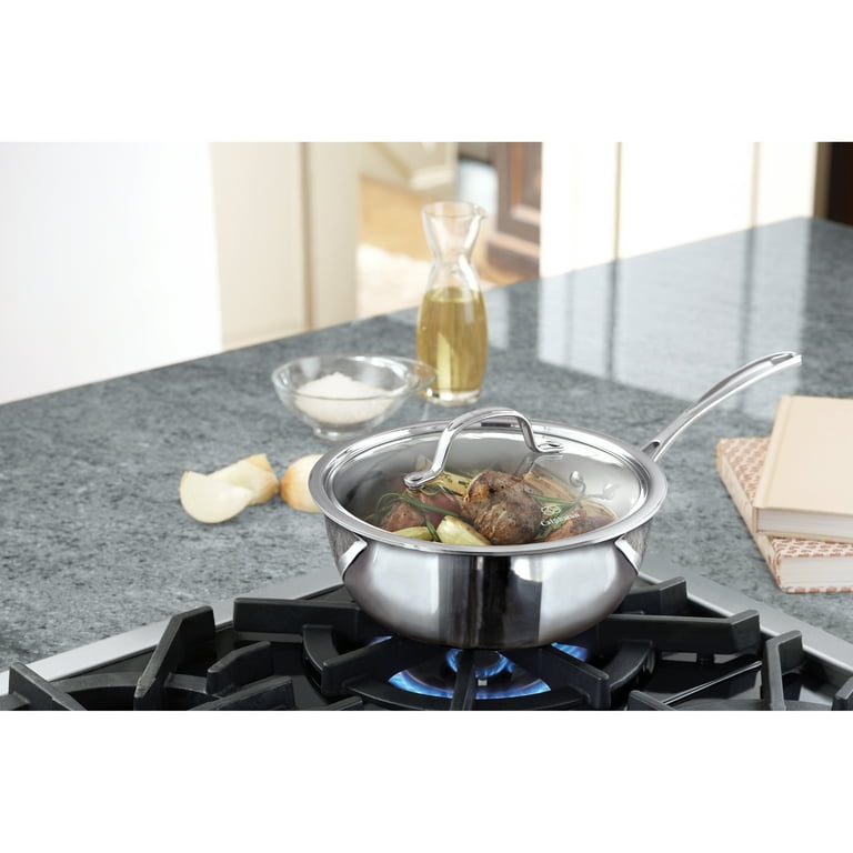 Calphalon Tri-Ply Stainless Steel Chef's Pan 3 qt