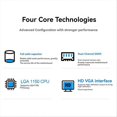 thumbnail image 4 of H81M-A Motherboard LGA-1150 CPU 2XDDR3 RAM for Desktop PC, 4 of 5