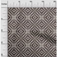 thumbnail image 1 of oneOone Viscose Jersey Fabric Floral & Ogee Flame Stitch Print Fabric BTY 60 Inch Wide, 1 of 4