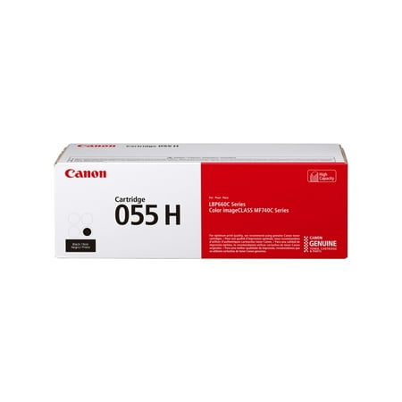 UPC: 0013803309355 | Genuine Canon Toner 055 Black High Capacity – Yields Up To 7 600 Pages