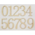 thumbnail image 2 of 1 Pc, 6 Inch X 1/4 Inch Thick Fangsong Font Wood Numbers 6, 2 of 3