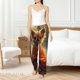 thumbnail image 4 of Fotbe Maple Leaf Meditating Chihuahua Pantalones de Pijama para Mujer, Pantalones de Dormir, Pantalones Pj con Cordón y Bolsillos-X-Large, 4 of 6