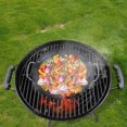 thumbnail image 3 of Wok Rond avec Poignée pour Grand Panier à Ufs Verts et Légumes Accessoire Barbecue Outils - krygv, 3 of 4