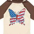thumbnail image 4 of Inktastic Patriotic Butterfly Girls Long Sleeve Baby Bodysuit, 4 of 5