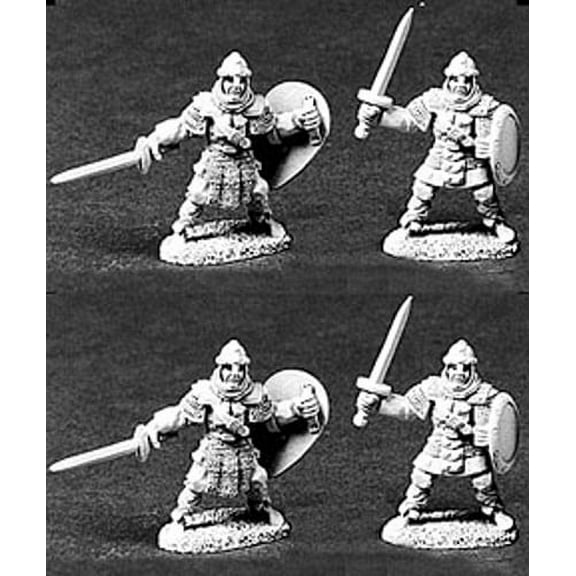 Reaper Miniatures Unpainted Anhurian Swordsmen 4P #06023 Dark Heaven Army Pack