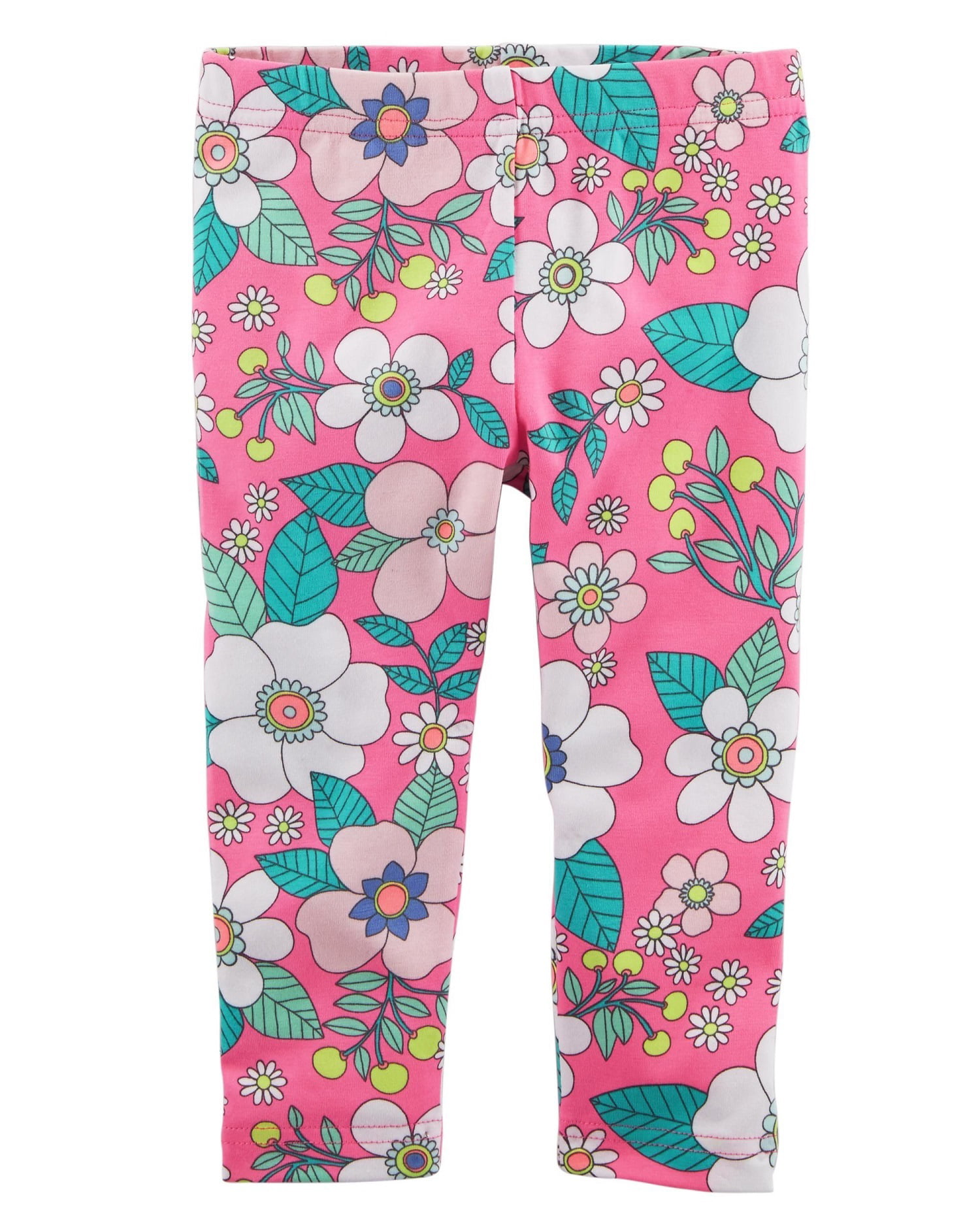 Retail $13.00 First Impressions Baby Girls' Floral-Print Leggings 