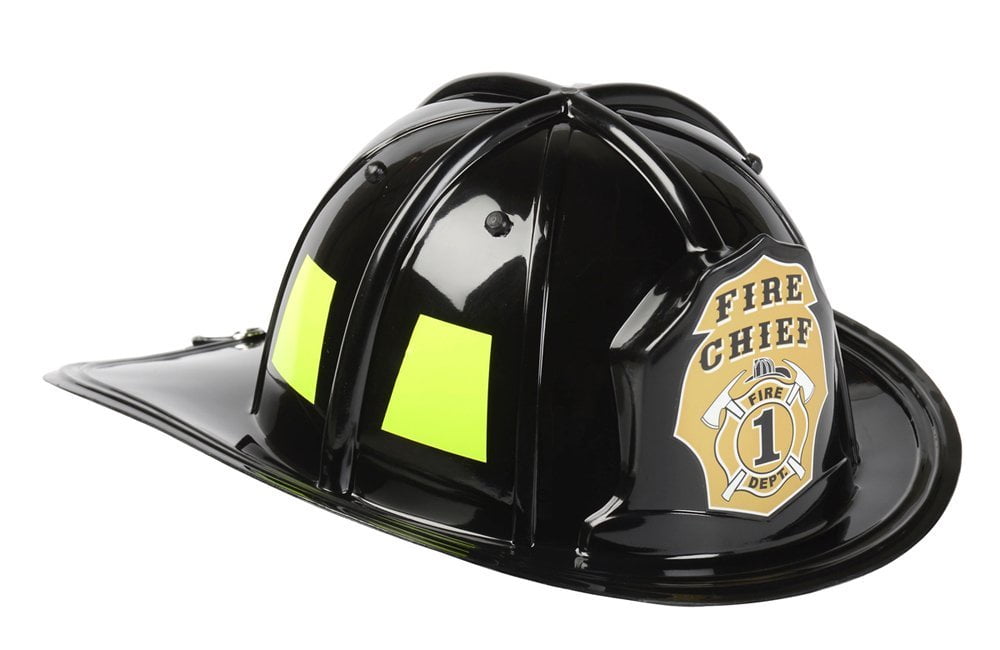 Aeromax Jr. Firefighter Helmet, Black, Adjustable Youth Size - Walmart.com