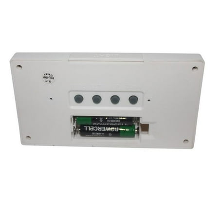 DECORNIJIA Electronic Alarm Clock Indoor Plastic 1Set