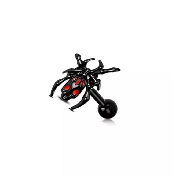 K-KED Spider Belly Ring Animal Nose Piercing Nose Ring Hoop Body Sexy Piercing Jewelry-Black E