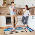 thumbnail image 6 of SKYSONIC Starfish Guitar Player Kitchen Mats and Rugs Tropical Sand Beach Floor Runner Area Rug Washable Carpet Perfect for Living Room Bedroom Entryway,19.7"x27.6"+19.7"x47.2", 6 of 7