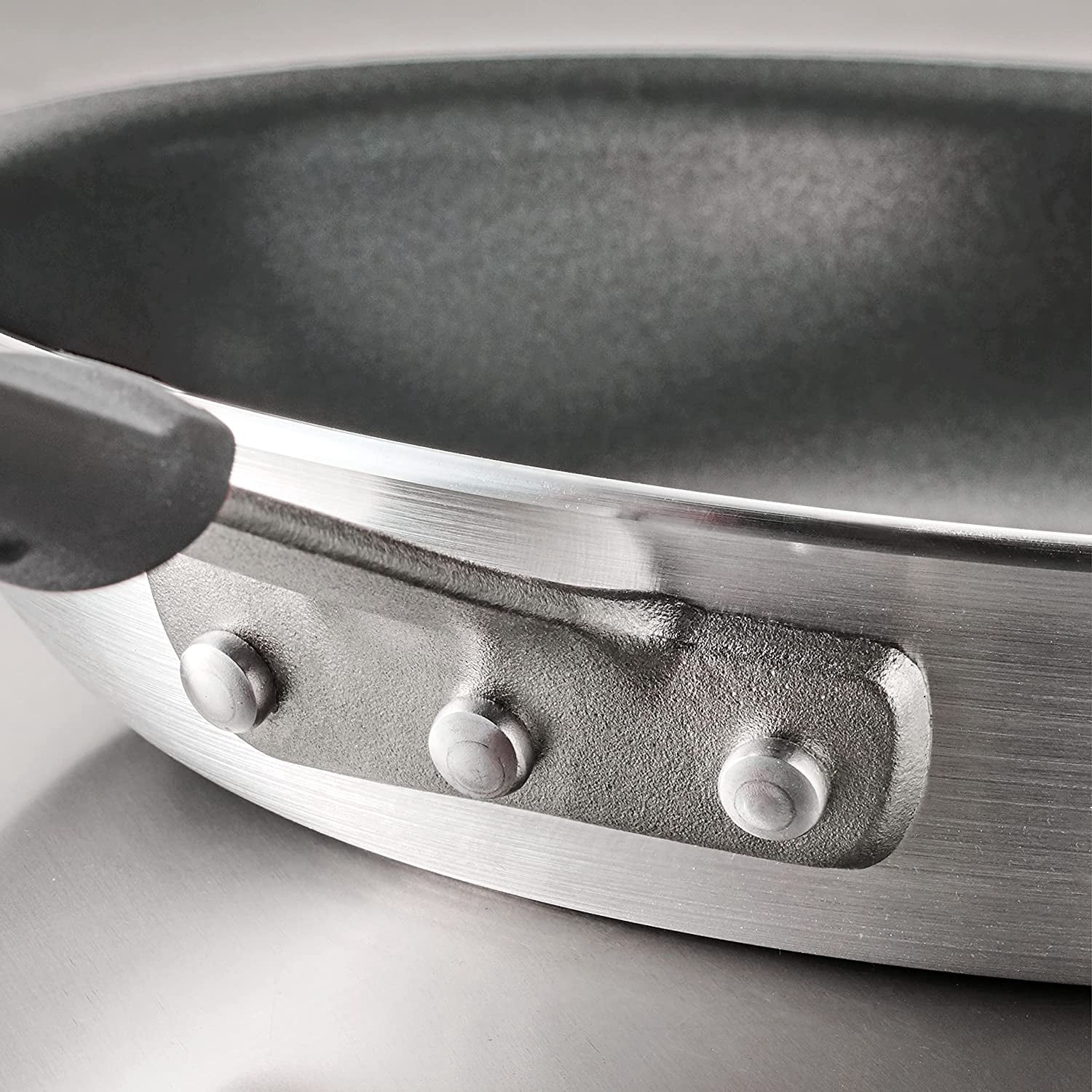 Professional  12-Inch Non Stick Large Frying Pan Heavy-Gauge Aluminum Skillet with Reinforced Coating