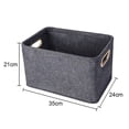 thumbnail image 2 of Storage box, 35x24x21cm, Dark grey, 2 of 6