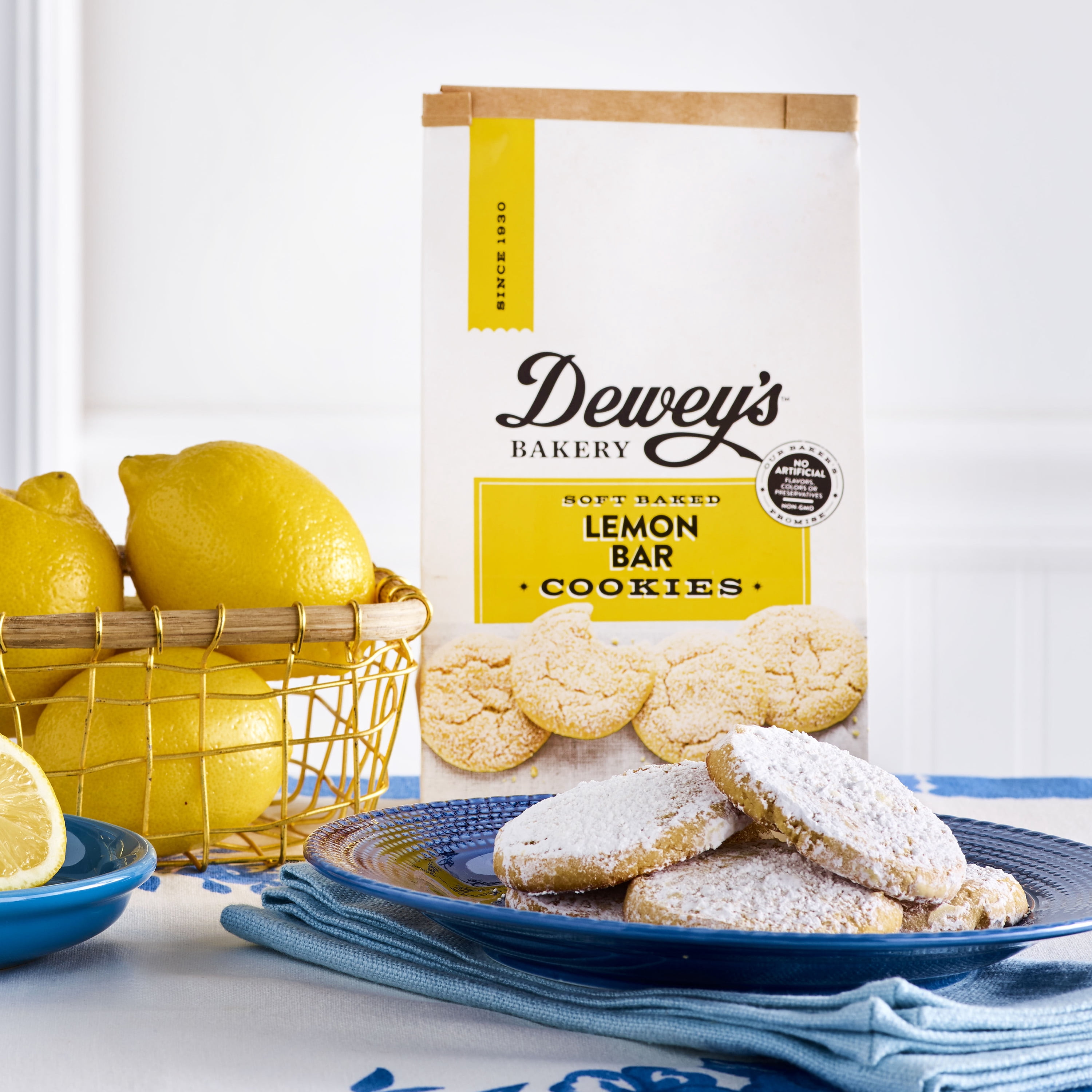 Dewey's Bakery Cookies, Soft Baked Lemon Cookies, 6 oz.