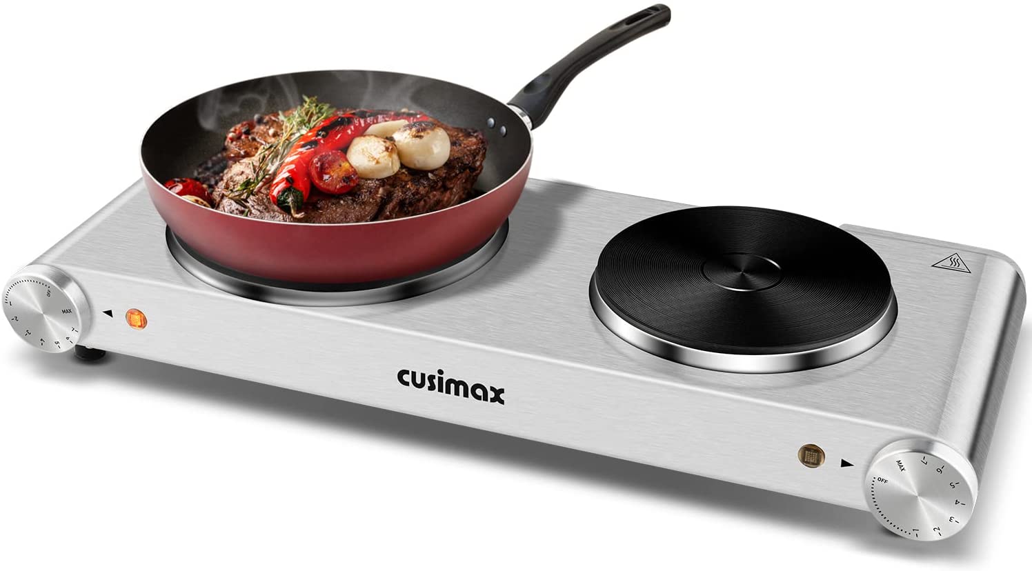 Hot Plate, Double Burner Electric Cooktop, Hot Plate Cooking Double Hot