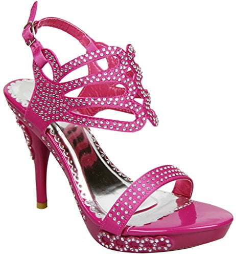 jeweled high heels