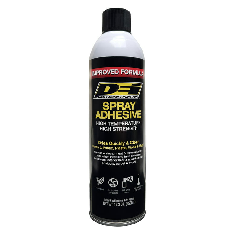 DEI Hi Temp Spray Adhesive 13 oz Headliner Glue Upholstery High Strength 2 Pack