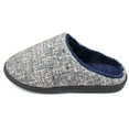 thumbnail image 2 of SLM Men's Bedroom Slippers Non Skid Faux Fur Lined House Shoe Slides, 2 of 4