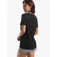 thumbnail image 4 of Womens Short Sleeve Round Neck Shirts Summer Top Fashion Basic Tee, 4 of 6