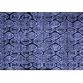 thumbnail image 1 of Ahgly Company Indoor Rectangle Abstract Blue Modern Area Rugs, 2' x 3', 1 of 4