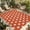Orange White, variant on Fall Wave Point Outdoor Rug for Patio/Deck/Porch, Non-Slip Large Area Rug 6 x 9 Ft, Modern Minimalist Geometric Orange Indoor Outdoor Rugs Washable Area Rugs, Reversible Camping Rug Carpet Runner