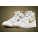 thumbnail image 2 of Jo r-dan 1 High White & Gold, 2 of 3
