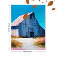 thumbnail image 3 of Rustic Blue Barn Canvas Print Wall Art for Living Room Bedroom Kitchen Farmhouse Office, 3 of 8