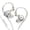 White, variant on KZ EDX Pro Wired In-Ear Earbuds, Clear