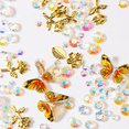 thumbnail image 3 of Charme d'Ongle Papillon 3D Résine 3D Papillon Forme Mixte Décoration d'Ongle avec Strass pour Design d'Ongle DIY, 3 of 5