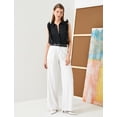 thumbnail image 2 of Sleeveless Ruffle Buttoned Shirt, 2 of 6