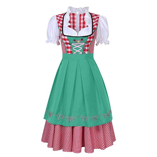 2025 Robe d'Oktoberfest pour Femmes Robe Médiévale Sculpture du Corps Scène Robe Médiévale Femmes