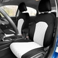 thumbnail image 2 of For 2019-2024 Kia Forte FH Group Neoprene Custom Fit Waterproof Car Seat Covers - Front Set White, 2 of 8