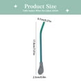 thumbnail image 3 of Niriyo Reusable Stainless Stir Straw Silicone Tip Filtering Spoon for Beverage Mixing, Iced Drinks and Bar Cocktail Preparation, 3 of 4