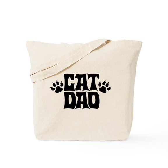 CafePress - Cat Dad Tote Bag - Unisex Canvas Tote Bag, Beige, 1-Piece