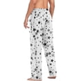 thumbnail image 6 of Stars Pattern Monochromatic Star Mens Pajama Pants Sleepwear Lounge Men's Pajama Bottoms Gift for Family, 6 of 7