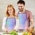 thumbnail image 5 of Pastel Rainbow Clouds Apron-Garden Aprons for Women with Pockets-Cotton Linen Waterproof Kitchen Cooking Gardening Aprons Adjustable for Kitchen,Cooking,BBQ and Salon 33x27 Inch, 5 of 7