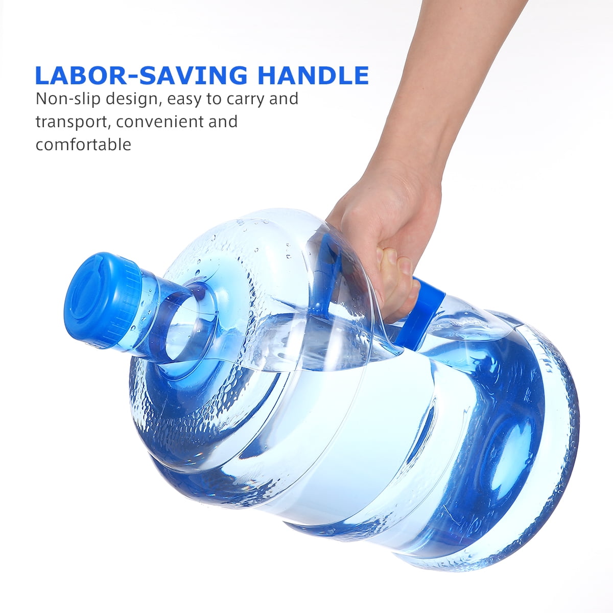 Plastic Water Jug, 1.5 Gallon Water Bottle Reusable Handheld Water Kettle Outdoor Hiking Water Container