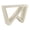 Cream, variant on Bowery Hill Wood W-Shaped Legs Console Table in Black Finish
