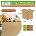 thumbnail image 3 of 20x20x20 Large Moving & Shipping Boxes, Extra Strength, Heavy-Duty Corrugated Cardboard Boxes for Packing, Storage, Shipping (25), 3 of 7