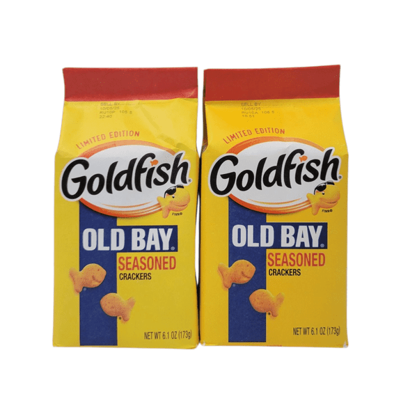 Limited Edition Goldfish Old Bay Seasoned Crackers 6.1 oz _-2 Pack